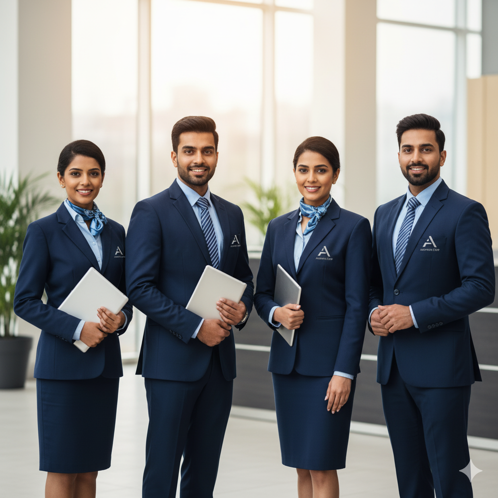 Corporate Uniforms representative