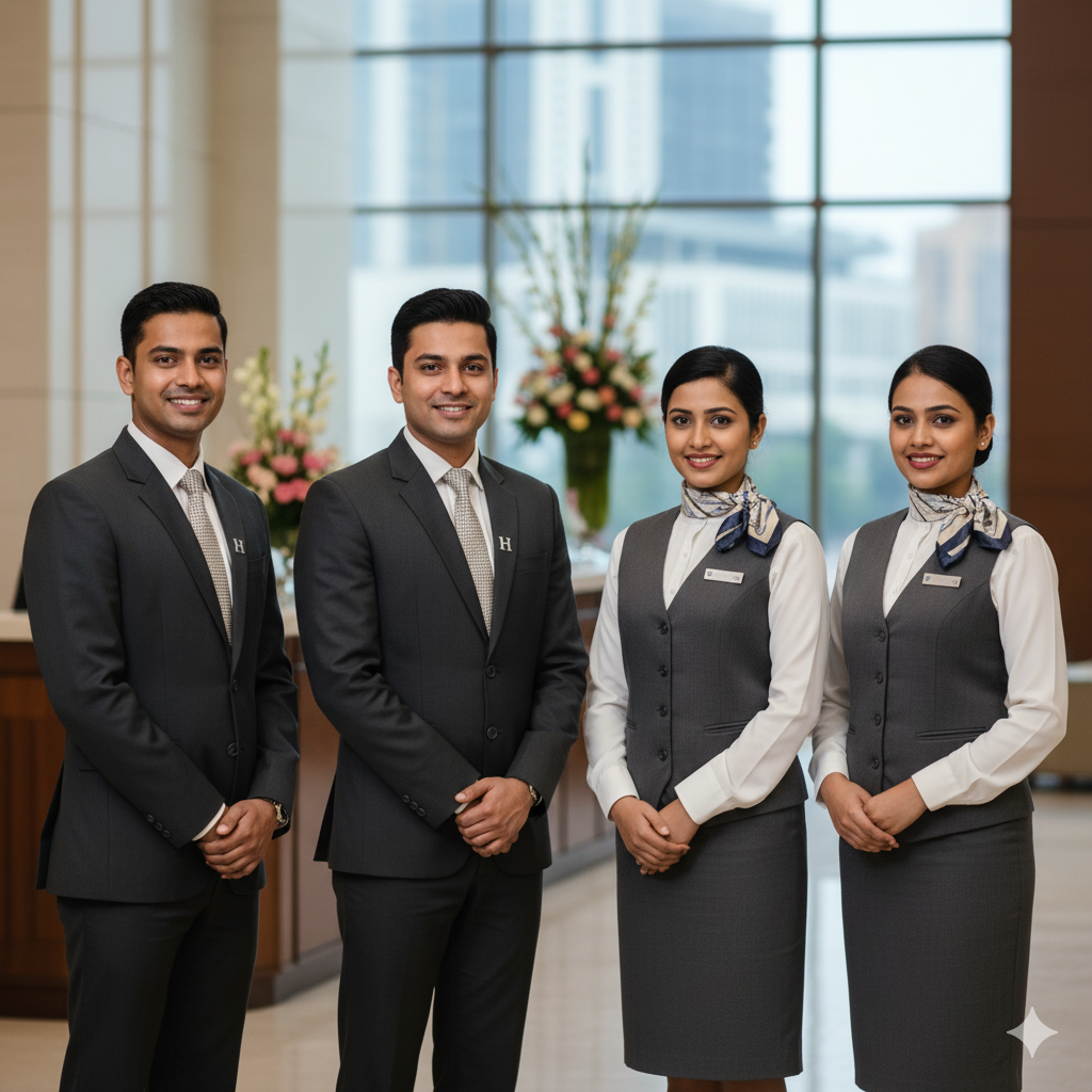 Hotel Uniforms representative